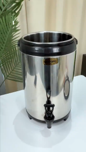 Portable Stainless Steel Thermos Bucket Long Heat Cold Retention Drink Dispenser For Coffee Juice Milktea Store Household Stall COD local inventory