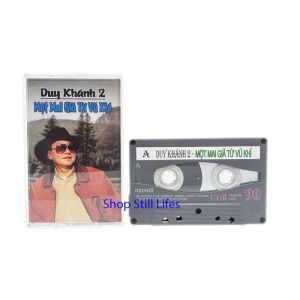 băng cassette maxell nhật bản đã qua sử dụng sợi băng crom còn tốt nhạc hay 98% Duy Khánh một mai giã từ vũ khí