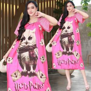 Daster Fuji motif Herry potter Busui jumbo Ld 128 Pb 115