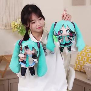 Bandai | NEW 2026 Hatsune Miku Fufu Plush Doll Fuwafuwa Anime Kawaii Cute Cool Toys Dolls Plush Room Car Desk Decor Birthday Gift For Fan