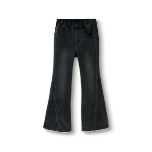 Balabala | Quần Jeans Phong Cách Retro Mở Rộng Cho Bé Gái Cotton