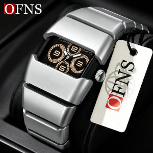 Sanda | OFNS Luxury Retro Quartz Wristwatch Waterproof Luminous Dial Robust Stainless Steel Strap Male Timepiece Relogios Masculino