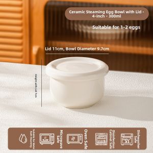 TREEJACK | Household New Style Underglaze Ceramic Steaming Egg Bowl