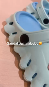 Sandal Baim Balita Labubu Lucu Terbaru Karet Ringan - 571 20/25