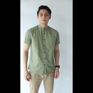 Kemeja Shanghai Lengan Pendek - Kemeja Pria Distro Terbaru - Kemeja Slimfit Pria Mewah