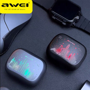 Awei T53 Wireless Bluetooth Earbuds RGB Colorful Light Earphones Bluetooth 5.3 Call Noise Reduction Headphone 65ms zero delay For Gaming With ShenZhen/HongKong pattern Samsung A53 5G Price - Lazada