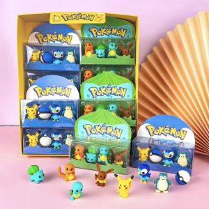 Bandai | Pokemon Tẩy Hình Tượng Dễ Thương Giải Thưởng Học Sinh Nhỏ Trang Trí Máy Tính Để Bàn Anime Phụ Kiện Cho Trường Học Bắt Đầu Quà Tặng 2026