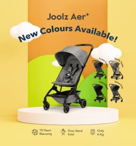 [6 Colors] Joolz Aer+ Lightweight Travel Stroller- 0M+ | baby stroller / stroller / baby stroller lightweight / lightweight stroller / toddler stroller / compact stroller / foldable stroller / children stroller / cabin size stroller