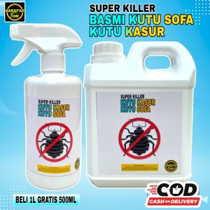 PEMBASMI ANTI KUTU KASUR | KUTU BUSUK | TUNGAU | SERANGGA | 1 LITER GRATIS 500ML | 100% Efektif Ampuh