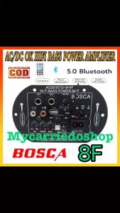 BOSCA 8F OK HIFI BASS POWER AMPLIFIER Board AC 220V DC 12V/24V Car Bluetooth 5.0 Amplifier Board High Quality