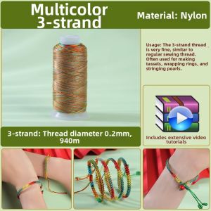 Colorful DIY Hand Rope Braiding Line