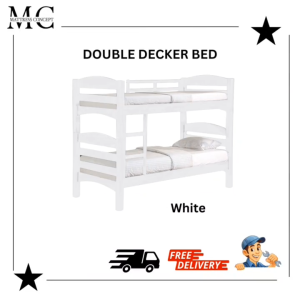 【LOCAL SELLER】 JAN WHITE BUNK SINGLE/SUPER SINGLE ( FREE DELIVERY & INSTALLATION)