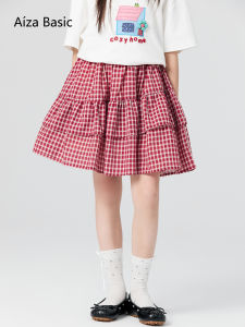 Aiza basic | Classic Plaid Retro Girls Summer Skirt