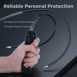 Portable Safety Tool Wire Self Defense Whip Defense Staff Multi Purpose Bike Whip Whips and Paddle for Adults Play