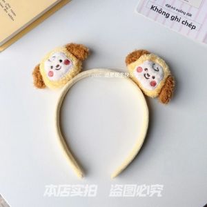 Line Friends | LINE FRIENDS BT21 Tất Cả Các Nhân Vật Băng Đô Cài Tóc Sang Trọng Koya RJ Shooky Chimmy Cooky Hoạt Hình Tóc Dễ Thương Hỗ Trợ Người Hâm Mộ Phụ Kiện Quà Tặng Cho Cosplay
