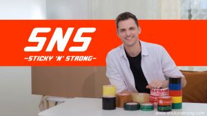 Lakban Unboxing Fragile Mix 100 Yard SNS Sticky N Strong