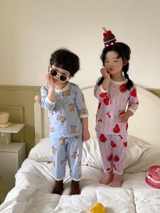 ชุดนอนเด็กชาย ลายการ์ตูน เด็กหญิง พร้อมส่งในไทย