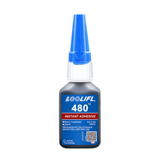 LOOLIFL | LOOLIFL 480 Black Instant Adhesive - Strong Bond for Rubber Tires Speaker Cones Automotive & Audio RepairVibration Proof Glue
