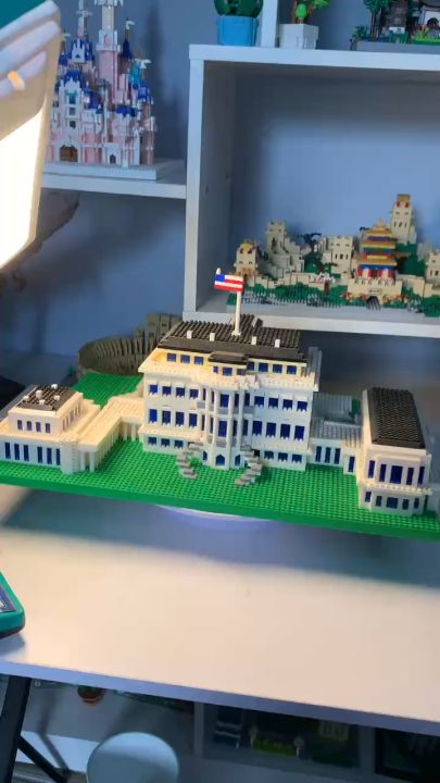 Lego Nhà Quốc Hội Nhà Trắng USA 4500PSC Bộ Đồ Chơi Lắp Ráp