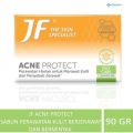 JF SULFUR ACNE PROTECT OILY CARE 90 GRAM / SABUN BATANG JF ACNE PROTECT 90 G. 