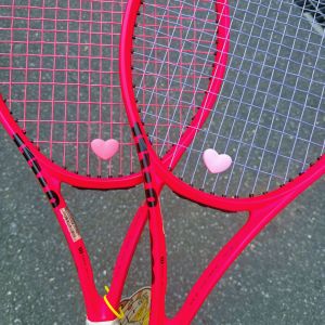 Wilson | Anti-vibration Damper Heart Shaped Pink Tennis Racket Shock Absorber