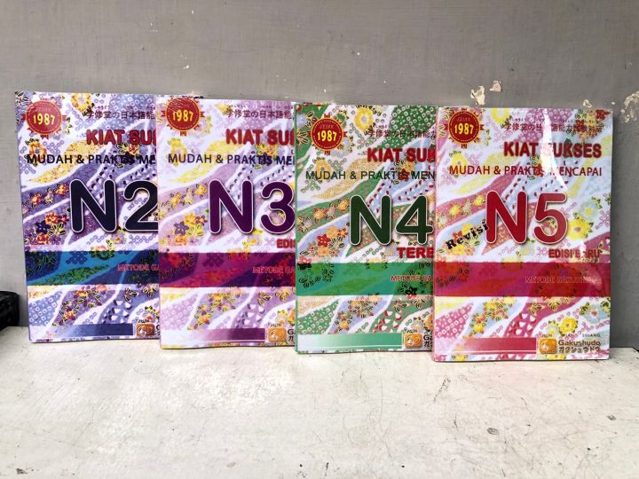 PAKET 4 BUKU MUDAH BERBAHASA JEPANG - KIAT SUKSES MUDAH & PRAKTIS