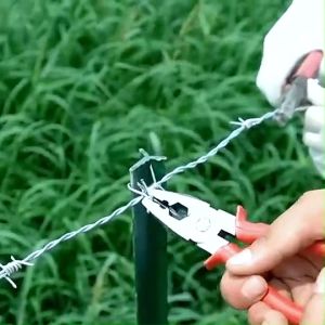 มิตร ลวดหนาม ยาว 60-120 มิตร ลวดหนามชูบกัลวาไนซ์ ลวดหนามล้อมรั้วราคาถูก ลวดเหล็กร้อมรั้วกันโจรขโมย ลวดล้อมบ้าน ลวดหนามรั้ว #14 หนา 2mm