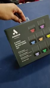 Andis ชูดหวีรองใส่บริเวณดี มีดปัตตาเลี่ยนตัดขนสุนัขและแมว สแตนเลส 8 ชิ้น
