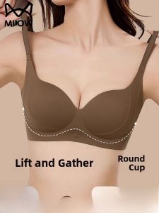 MiiOW | Cat Woman Seamless Bra Gather Small Breasts Make Large Appearance Prevent Sagging Remove Side Breast Summer New Style Youth Female