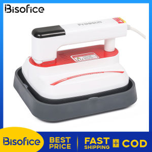 Bisofice Protable Heat Press Machine T-Shirt Printing Easy Heating Transfer Press Iron Machines for Baby Clothes Bags Hats Pads Blanket Phone Case Mouse Pad HTV Vinly Projects DIY Home Business 7x8