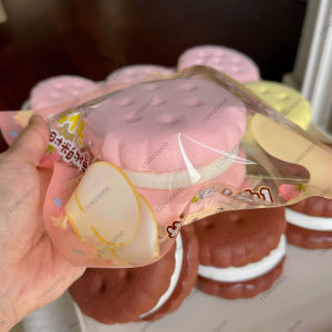 ISHOWTIENDA | Squishy Simulated Cake Squeeze Toy Fidgets Toys Big Cookie Biscuit Slow Rising Squishy Anxiety Antistress Squishys Gifts Kids