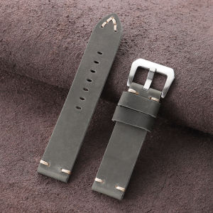 Leather WatchBand 18mm 20mm 22mm 24mm 26mm Universal for Men Women Handmade Retro Cowhide Leather Sport Strap Soft Bracelet Belt