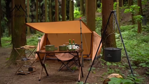 MOUNTAINHIKER 3pcs / 4pcs / Camping Cookware Set Cooking Set Pot Kettle Pan with Storage Bag