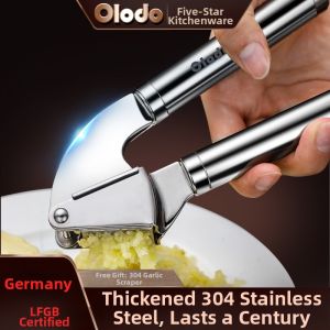 Olodo | Công Cụ Nghiền Tỏi Bằng Tay Inox 304