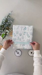 25 PCS Christmas wrapping paper Gift wrapper Birthday Wedding Gift Wrapper Festival Present Packing Paper Wrappe