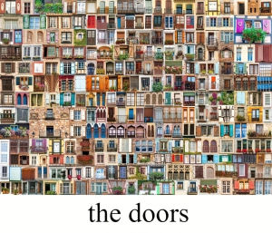 500/1000/1200/2000PCS Jigsaw Puzzle World Door Design Vibrant Colors Art For Adults Great Weekend Relaxation And Family Fun