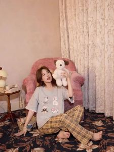 Baisina | Summer Chest Pad Womens Sleepwear Set