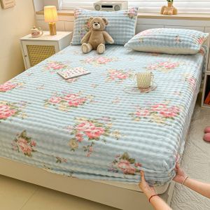 KAIZHULI | Plush Faux Rabbit Fur Thickened Insulating Mattress Cover 30cm High
