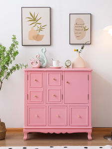 Modern Minimalist American Style Solid Wood Drawer Storage Cabinet Living Room Bedroom Childrens Mini Side Cabinet Furniture