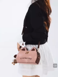 Tas Selempang COW KITTY BOX Premium Wanita TW7015
