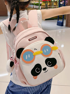 Balo Học Sinh Tiểu Học Dễ Thương Hình Gấu Trúc Cho Bé Gái Mẫu Giáo Balo Đôi Cho Bé Gái Mới Về Lớp Một