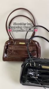 [ZEAVA] Camellia Shoulderbag - Tas Bahu Wanita/Shoulder Bag Coquette Pita Berkantong/Cute Ribbon Bow