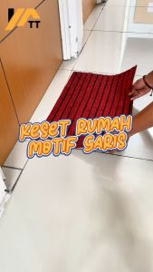 YATT Keset Dapur Anti Slip Model Garis 2IN1 / Kitchen Mat PVC PREMIUM 3 Warna / Alas Lantai /Rumah