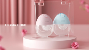 Dr.Isla Wearable Electric Breast Pumps 2PCS Pump for Breastmilk Painless Low Noise Lightweight Hands Free 180ml ABS+Silicone hospital grade breast pump electric full set EB60