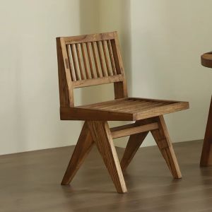 Zen Style Elm Wood Coffee Table