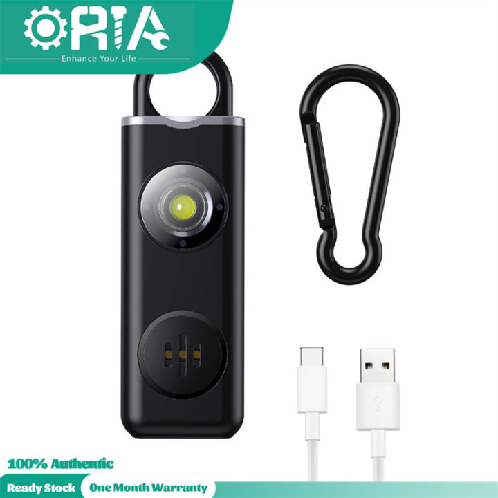 ORIA Noise Alarm Keychain 130db Rechargeable Personal Alarm Keychain ...