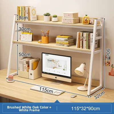NEIKIA | Ladder-shaped Desk Organizer Tiered Bookshelf Multi-level Storage Rack