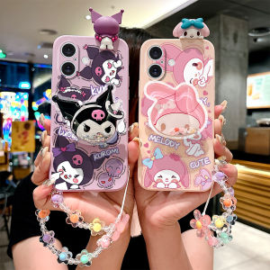 Sanrio Meilti for Oppo Find X7 X6 X5 X3 X2 Fun Find X7 Ultra Cartoon Cute Phone Case X6pro Bracelet Drop-Resistant Soft Rubber Full-Covered Protective Cover