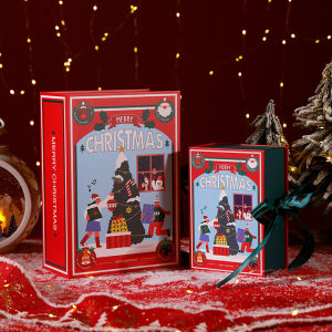 2024 New Arrival Christmas Gift Box Packaging Creative Gift Box Empty Box Christmas Eve Apple Packaging Creative Large