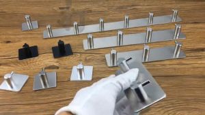 [OKLIFE.SG]304 Stainless Steel Hooks  Metal Bathroom Bracket Kitchen Bathroom Accessories Door Wall Clothes Towel Hook